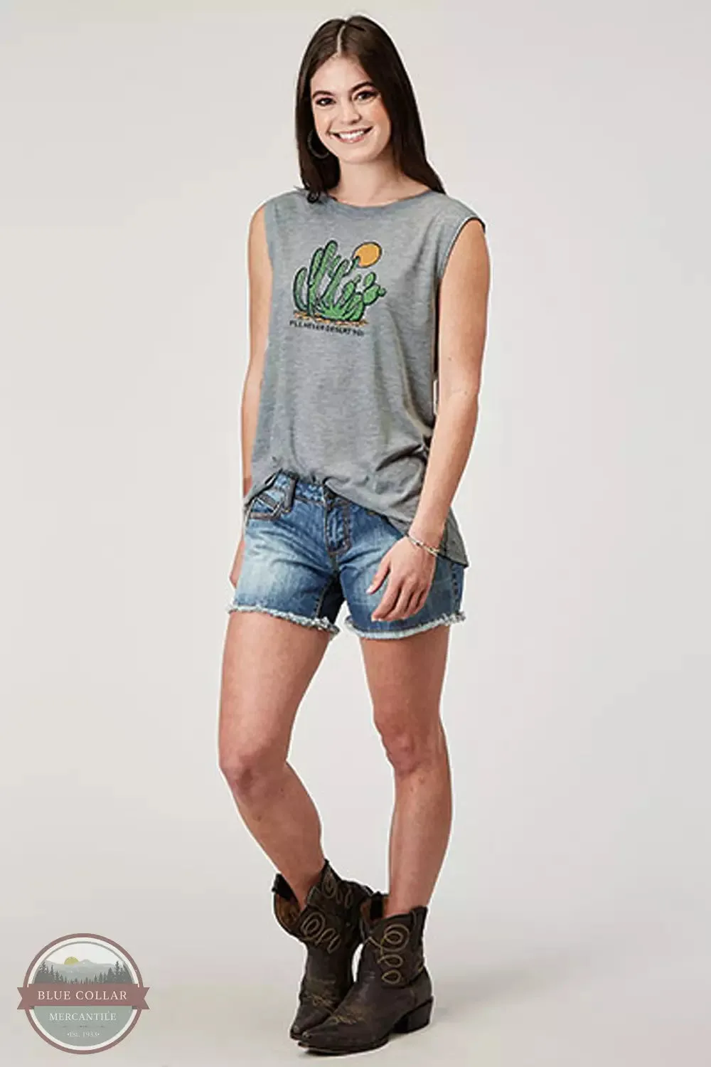 03-037-0513-2021 GY Jersey Knit Sleeveless T-Shirt