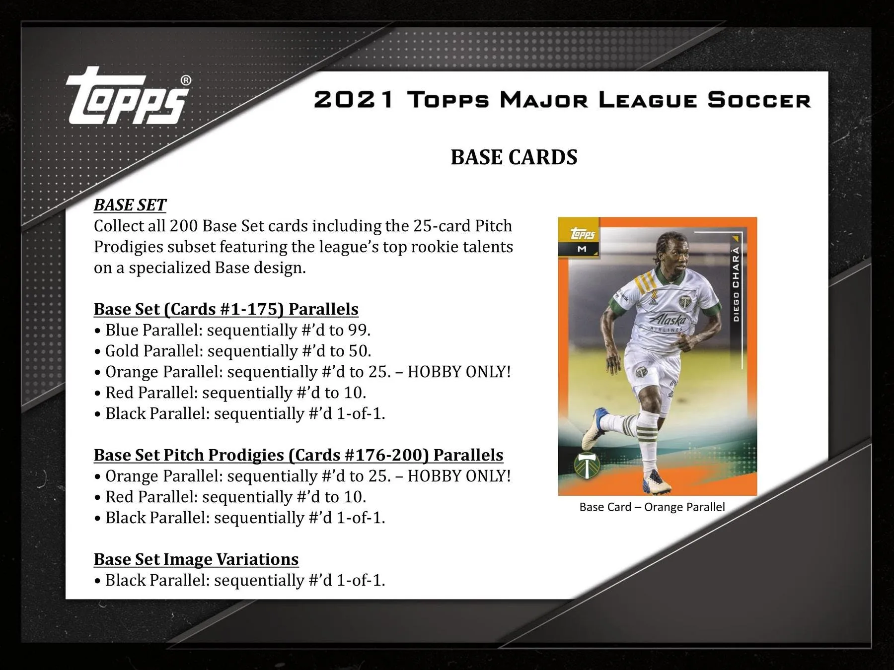 2021 Topps MLS Major League Soccer Hobby Box 24 Packs Per Box, 8 Cards Per Pack