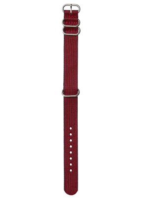 20mm Nylon #TIDE NATO Band - Red / Black