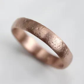 4mm Classic Ancient Textured Band