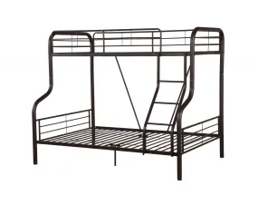 79 X 57 X 63 Twin Over Full Sandy Black Metal Tube Bunk Bed