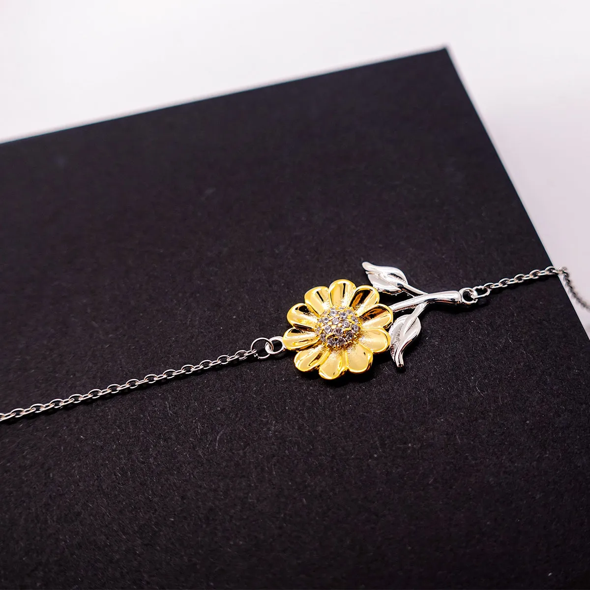 Actuary Sunflower Bracelet - The Worlds Most Average Actuary Gift for Graduation and Birthday, Symbol of Inspirational Confidence and Hope