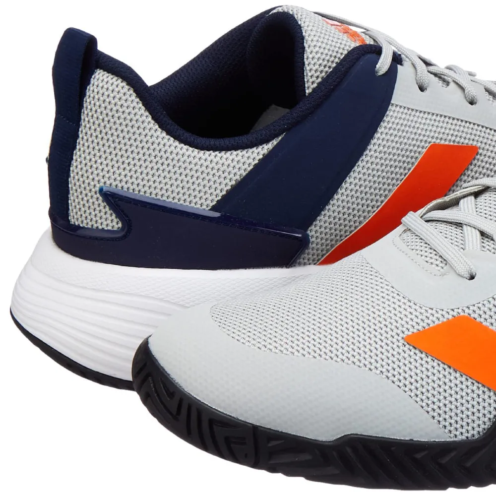 Adidas Men's Tennis Top V2 Tennis Shoe (Stone/Orange/Navy)