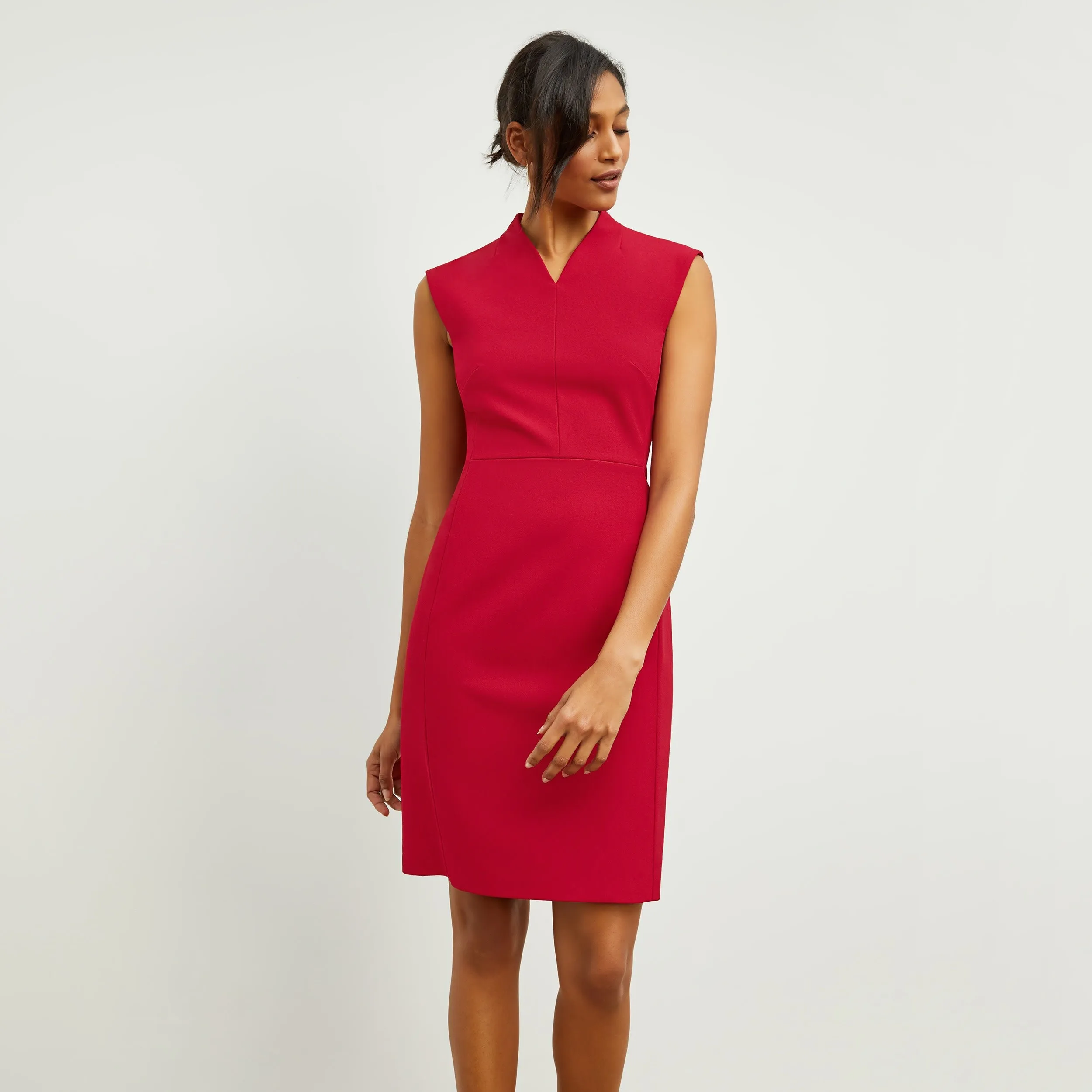 Aditi Dress - Recycled WonderTex :: Rhubarb