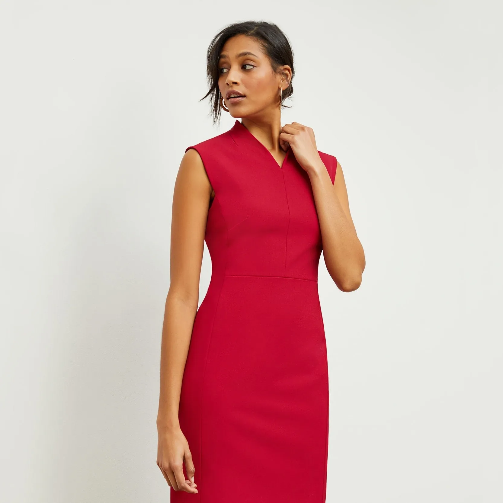 Aditi Dress - Recycled WonderTex :: Rhubarb