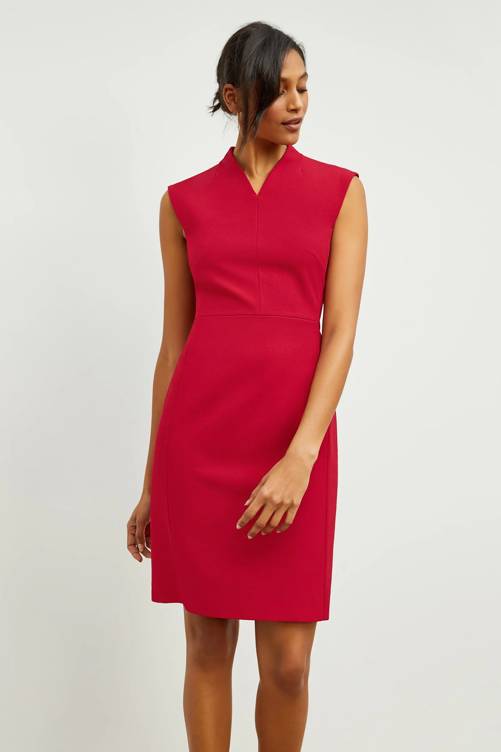 Aditi Dress - Recycled WonderTex :: Rhubarb