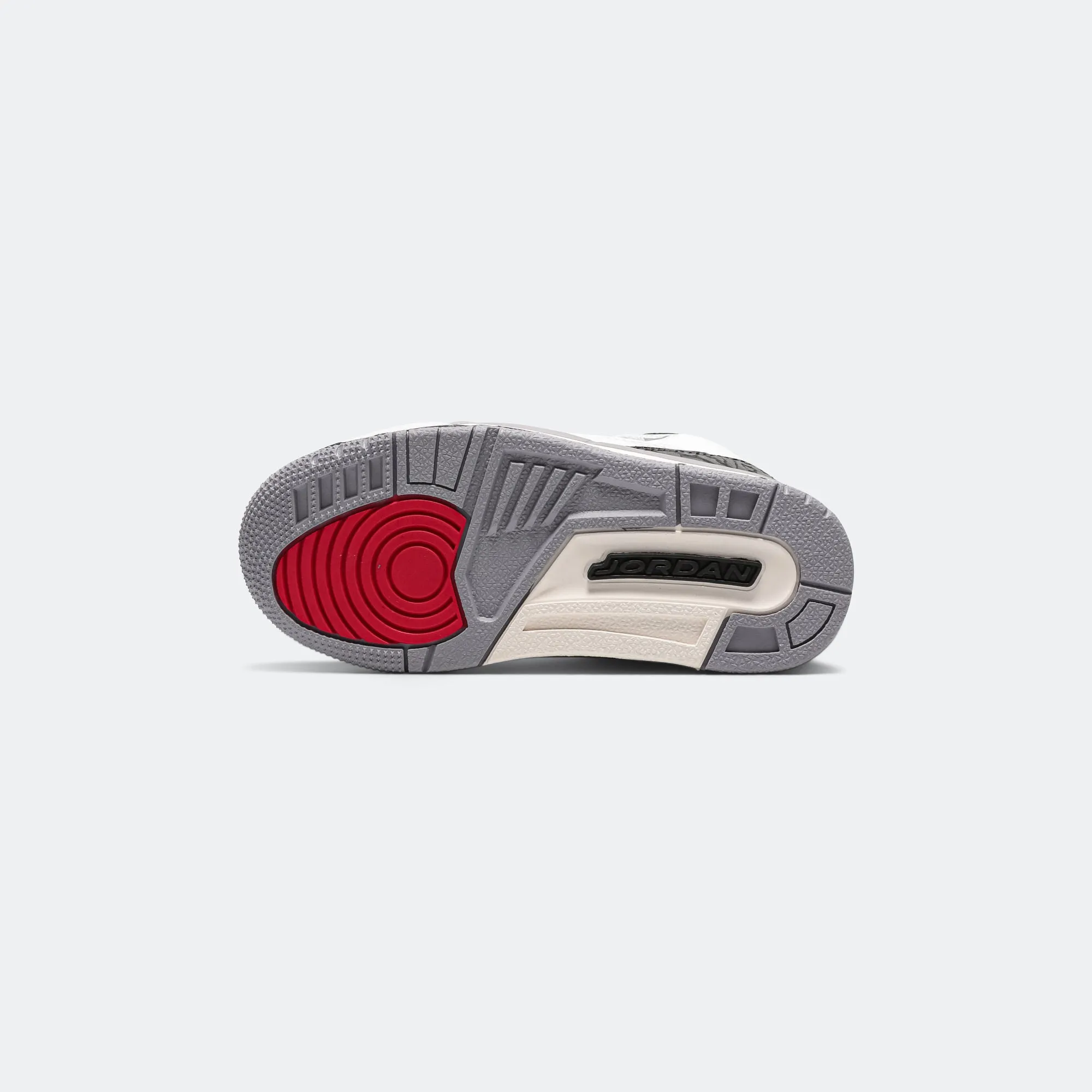 Air Jordan 3 Retro (PS) - Summit White/Fire Red-Cement Grey