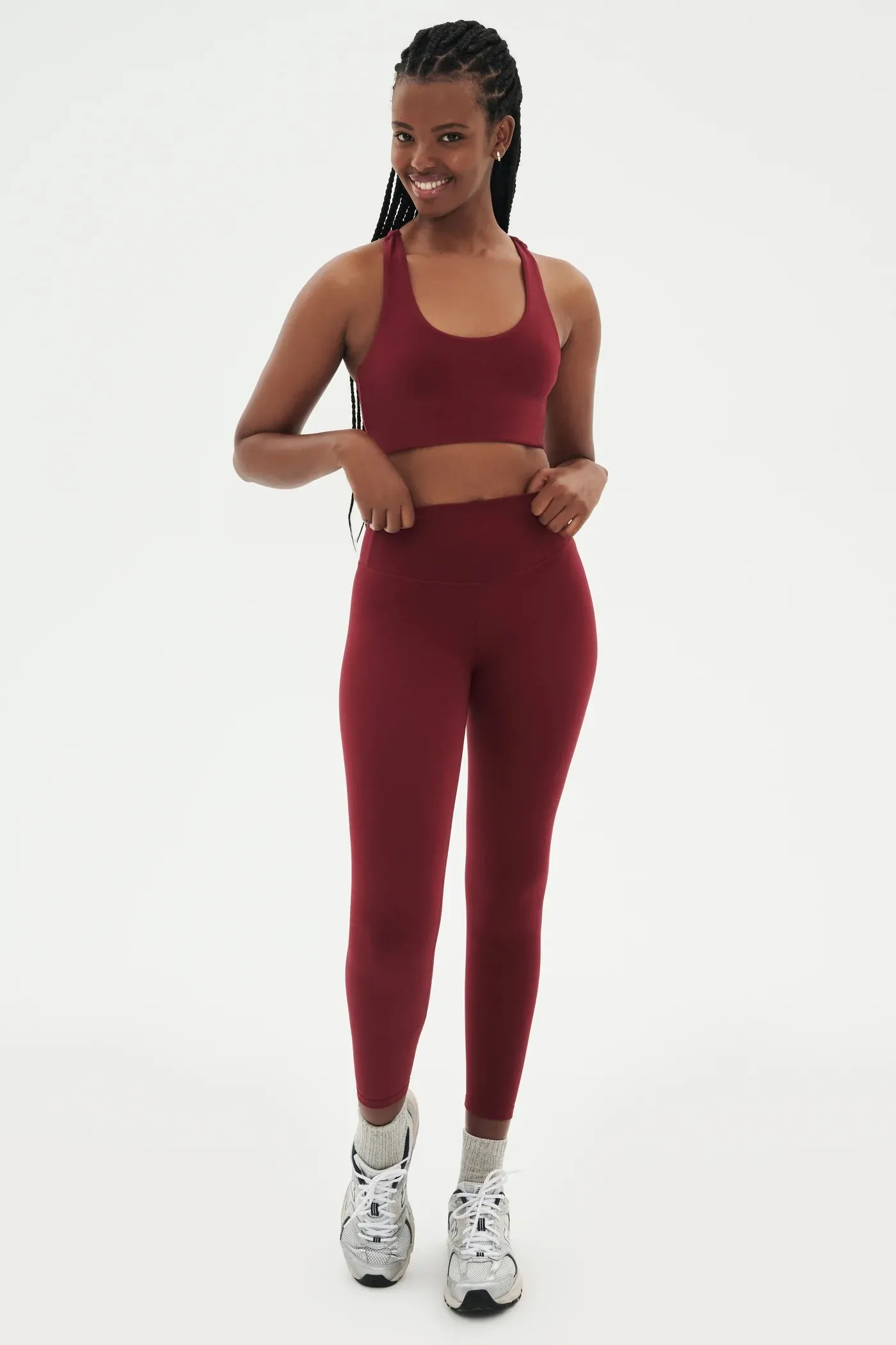 Airweight High Waist 7/8: Bordeaux