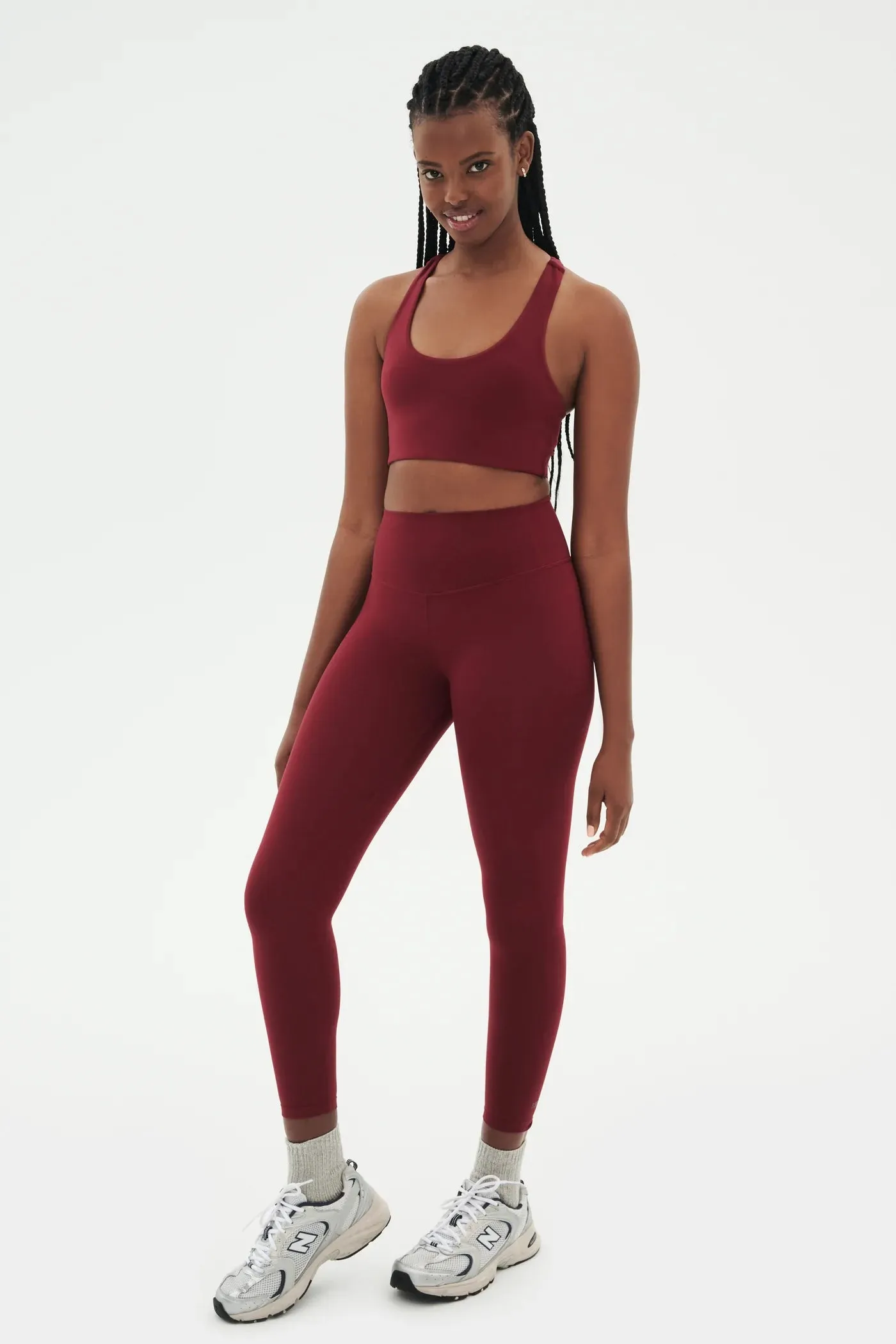 Airweight High Waist 7/8: Bordeaux