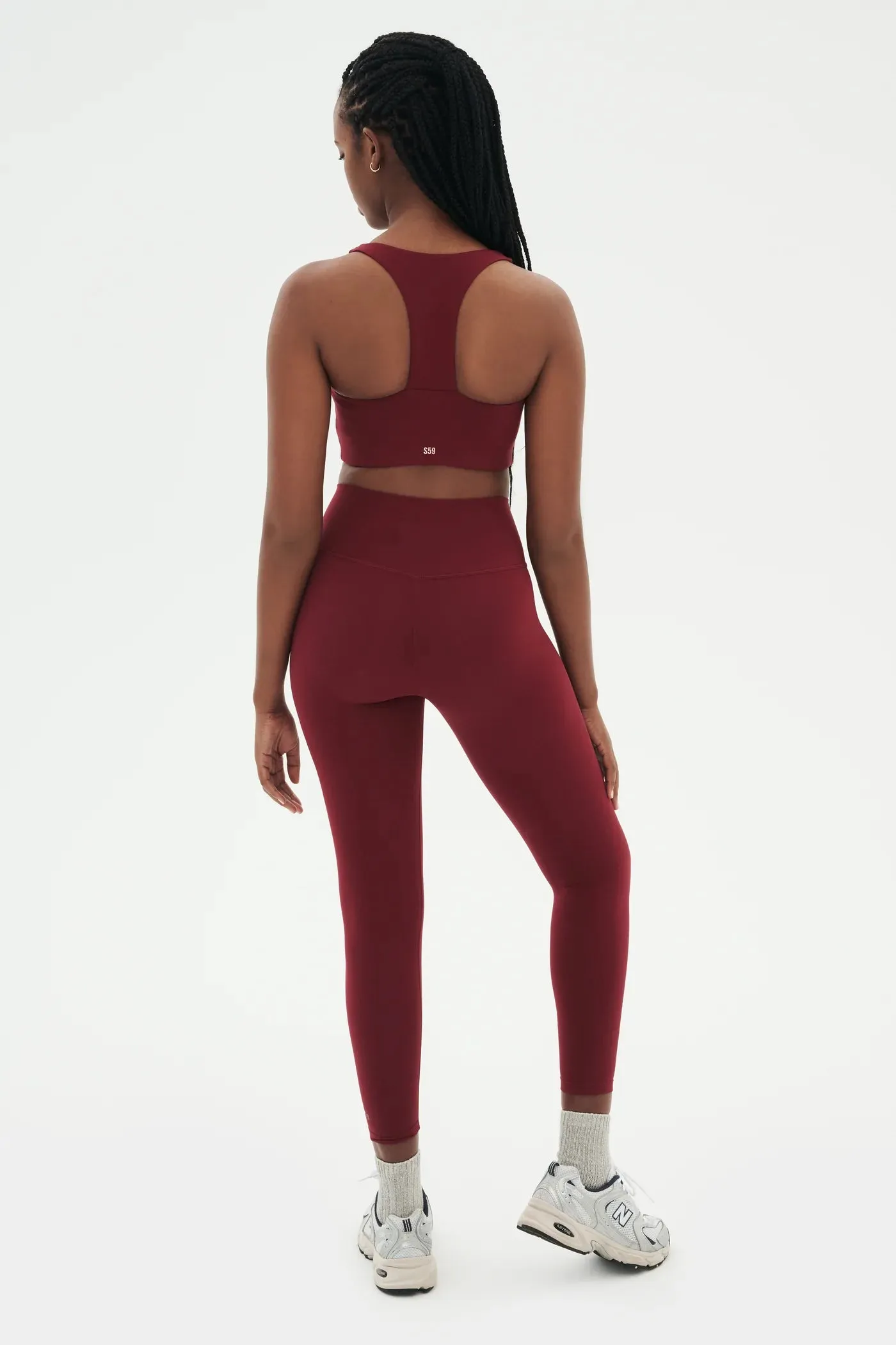 Airweight High Waist 7/8: Bordeaux