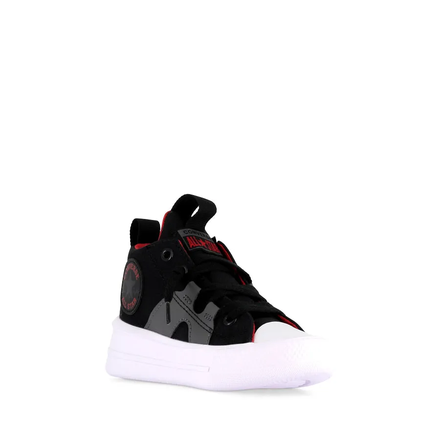 ALL STAR KID ULTRA MID - BLACK/IRON GREY/RED