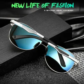 Aluminum magnesium Polarized men's Sunglasses men women aviation style male Sun Glasses Brand Designer man oculos driving shades