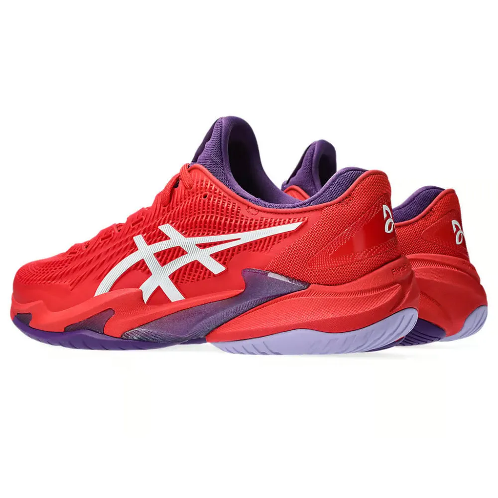 ASICS Men's Court FF 3 Novak Tennis Shoe (Classic Red/White)