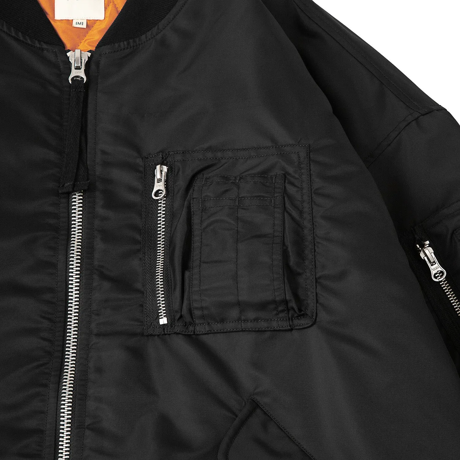 A[S]USL MULTI POCKET MILITARY JACKET-BLACK