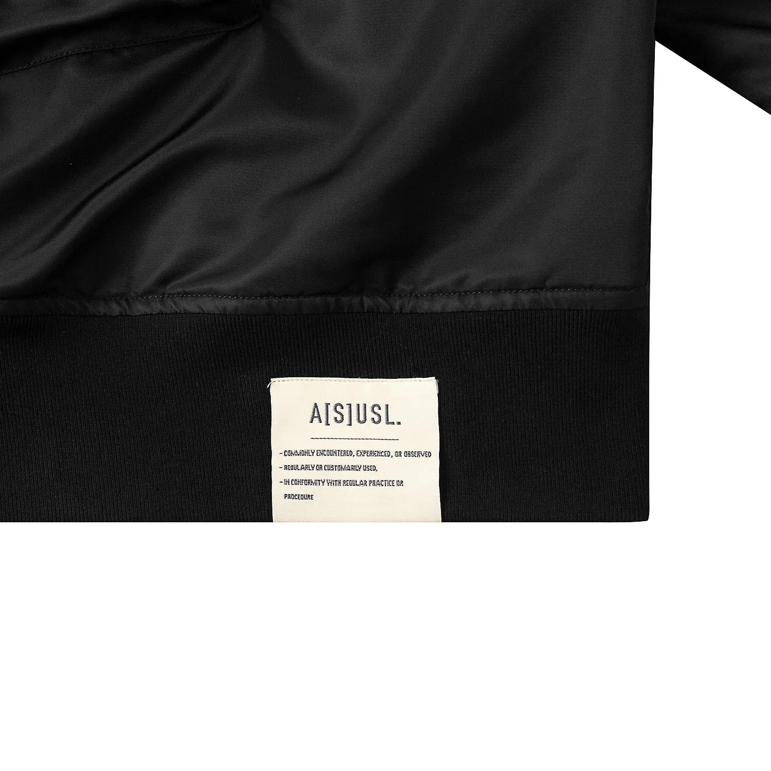 A[S]USL MULTI POCKET MILITARY JACKET-BLACK