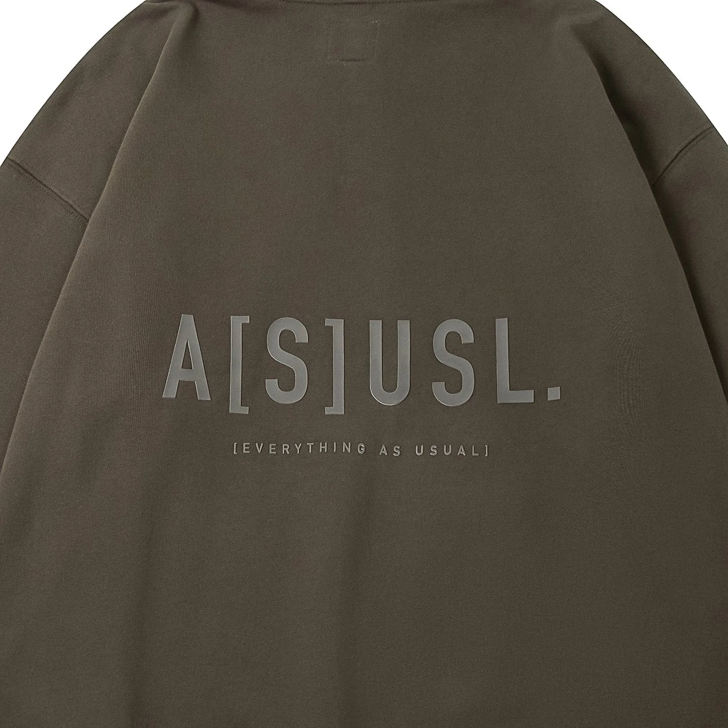 A[S]USL TONAL LOGO HOODIES-CHARCOAL