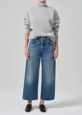 Ayla Raw Hem Crop Jean - Doheny