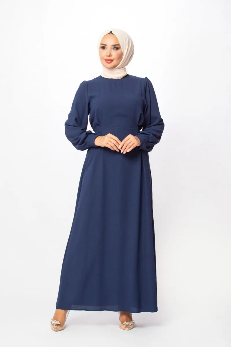 Azra Navy Dress