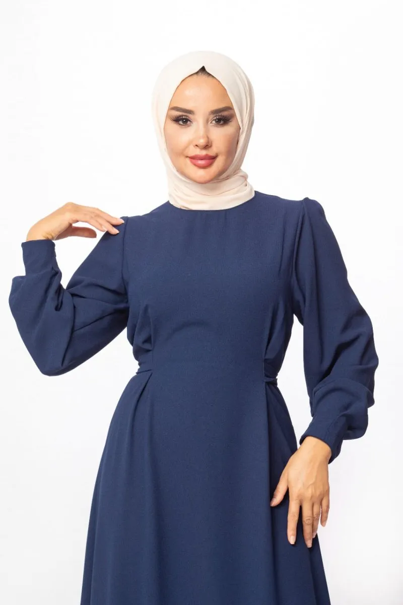 Azra Navy Dress