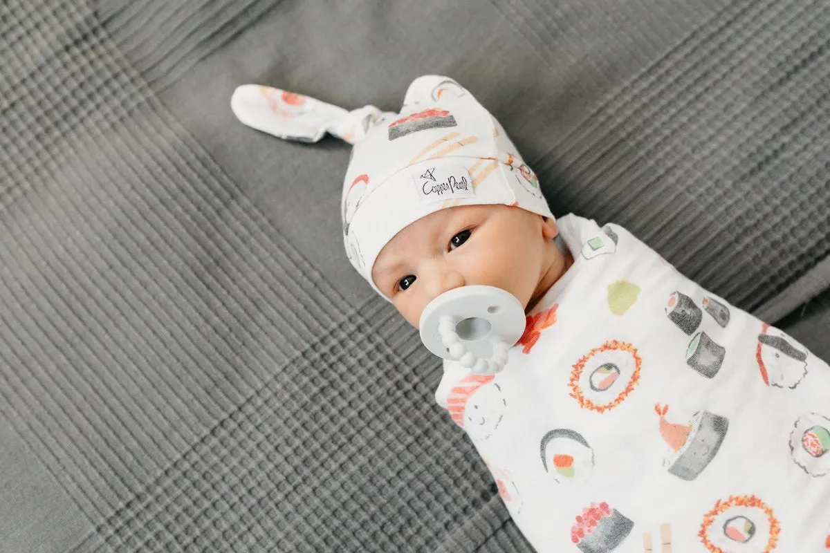 Baja Newborn Top Knot Hat