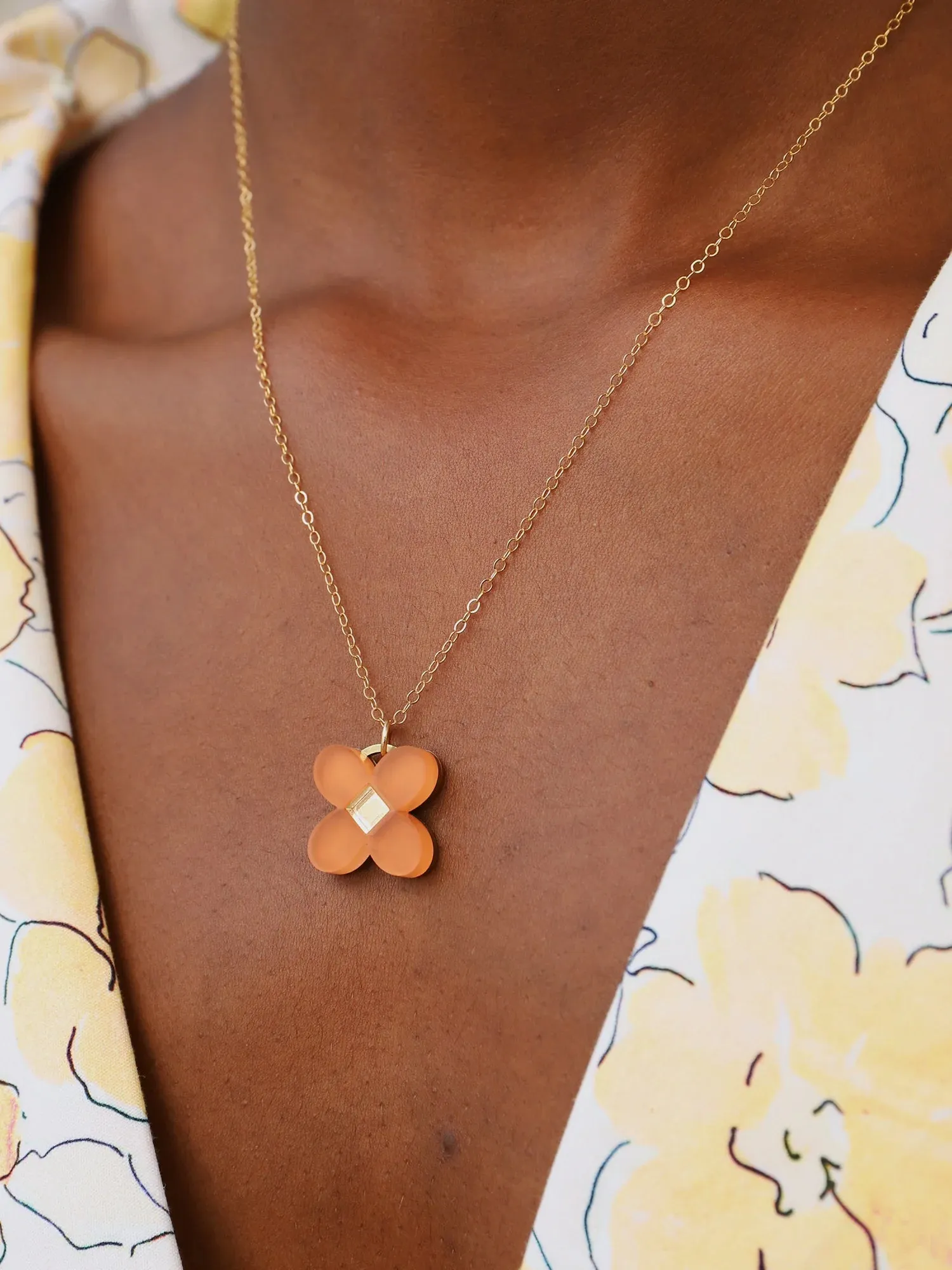 Bella Necklace - Terracotta