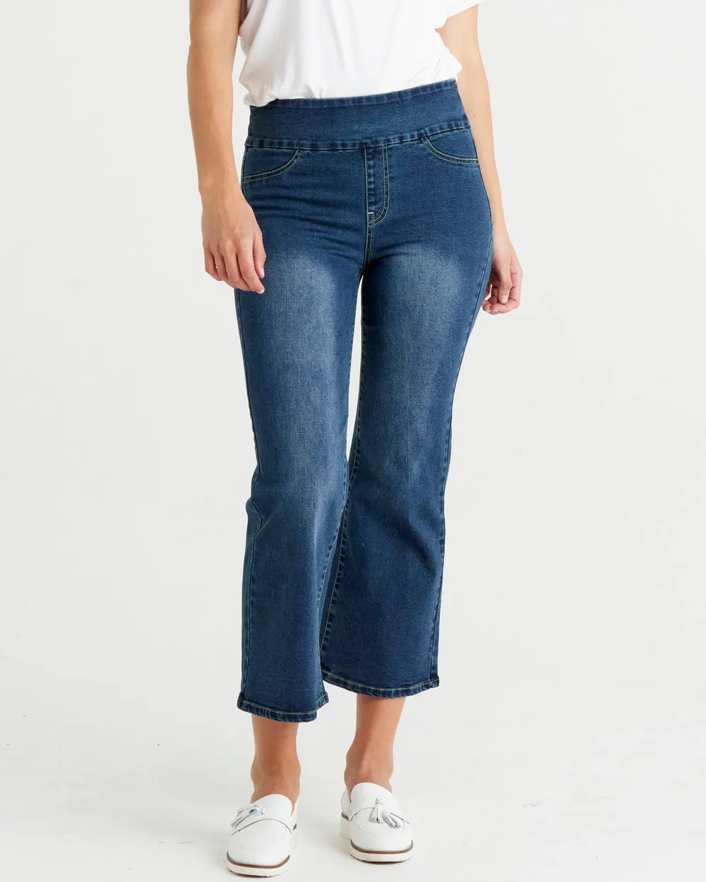 Betty Basics Nicola Bootleg Jean Dark Denim