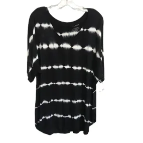 Black & White Top Short Sleeve By Lane Bryant, Size: L