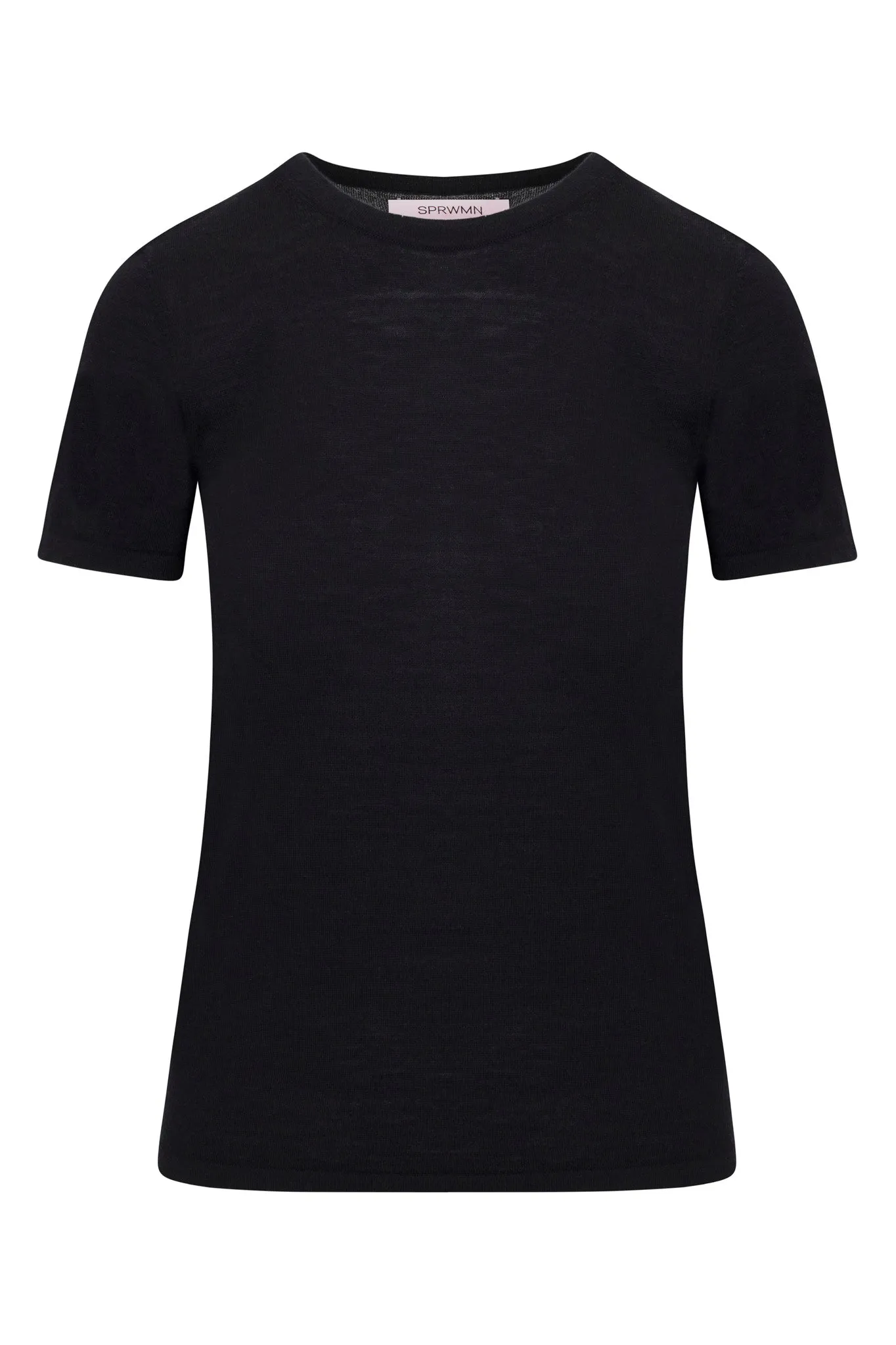 Black Cashmere Relaxed Tee Shirt