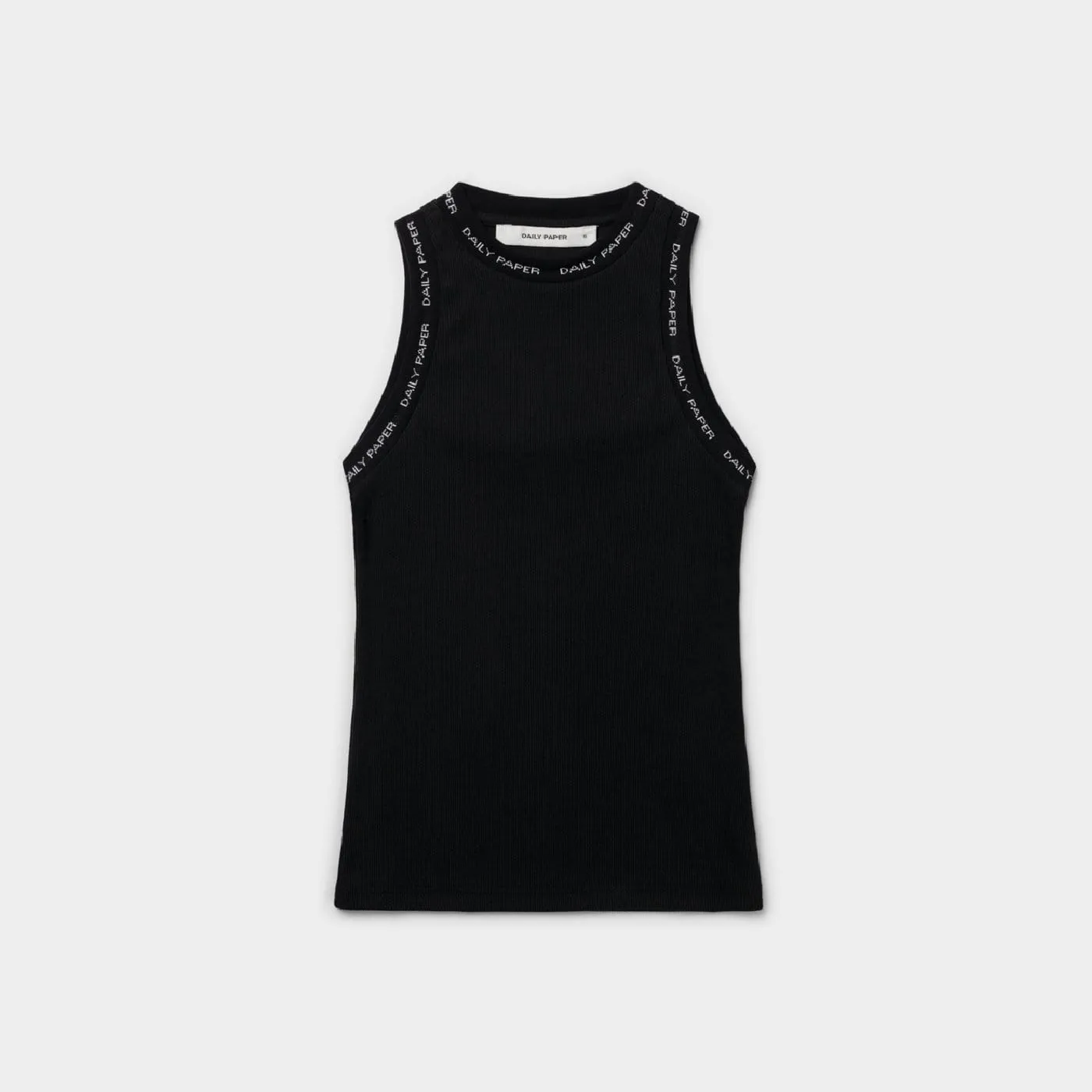 Black Erib Tank Top