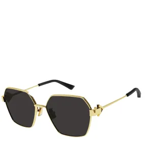 BV 1224S Turn Sunglasses, Gold