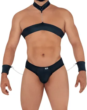 Candyman 99592 Harness-thongs Outfit Black