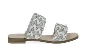 Caprice - Shakira Crystal Sandal White