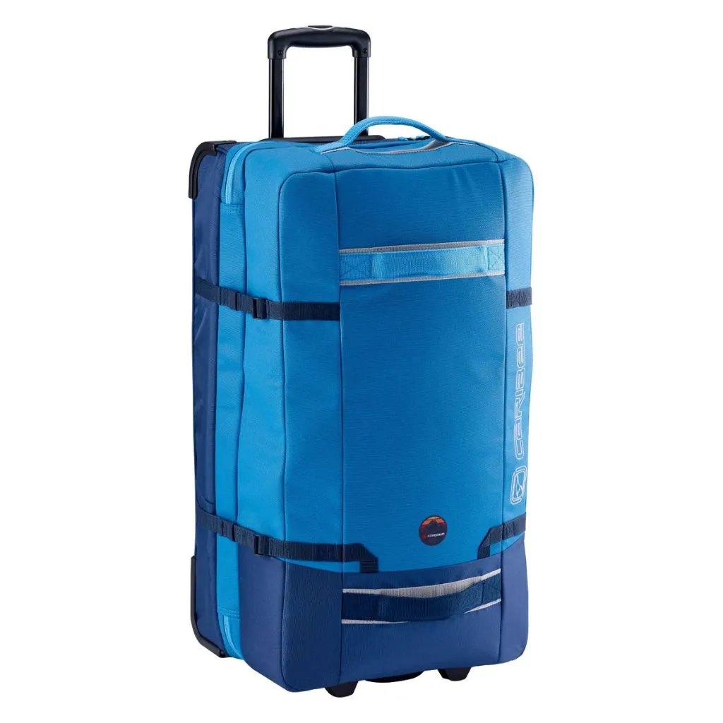 Caribee Split Roller Wheeled Duffle bag 100L - Sea Blue/Navy