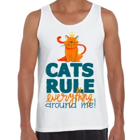 Cats Rule Everything Around Me Tank Top