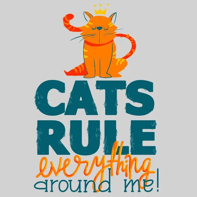 Cats Rule Everything Around Me Tank Top