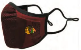 Chicago Blackhawks NHL Hockey Core Primary Logo Guard 3 Face Mask Cover