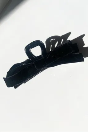 Classic Black Bow Claw Clip