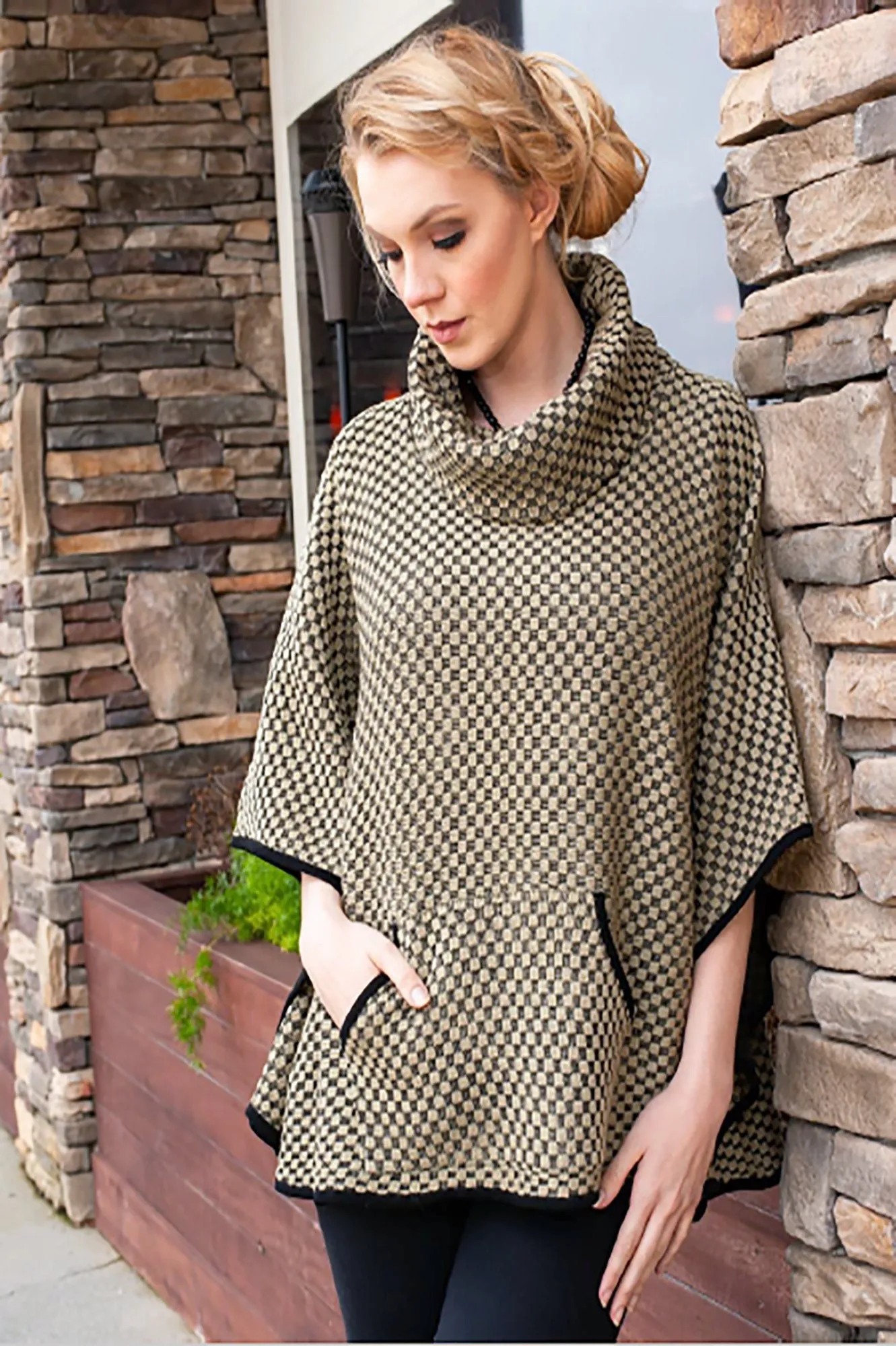 Cowl Neck Kaftan/Poncho