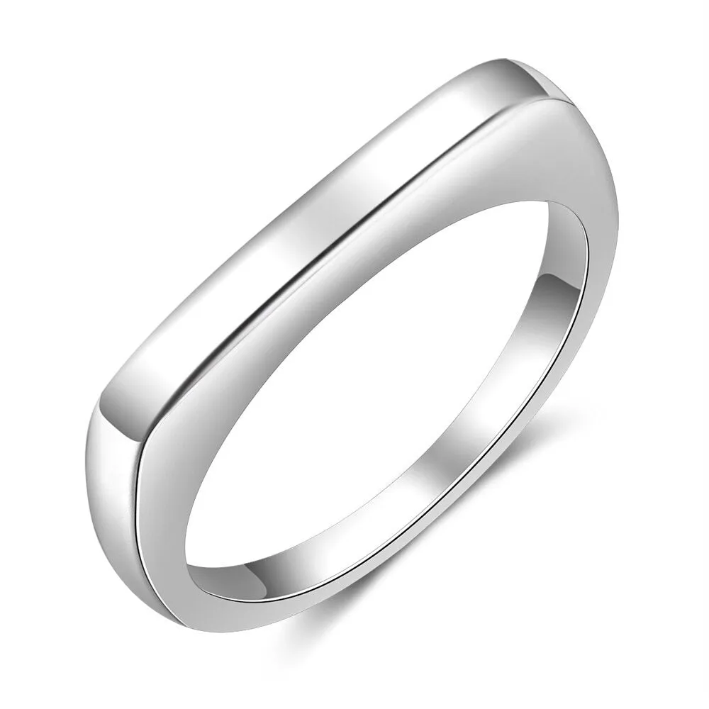 Customized Minimalist 1 Name Ring For Women