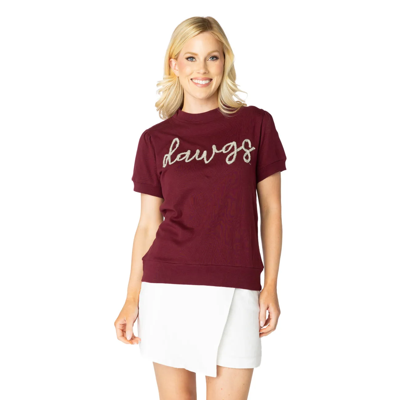 Dawgs Glitter Script Shirt