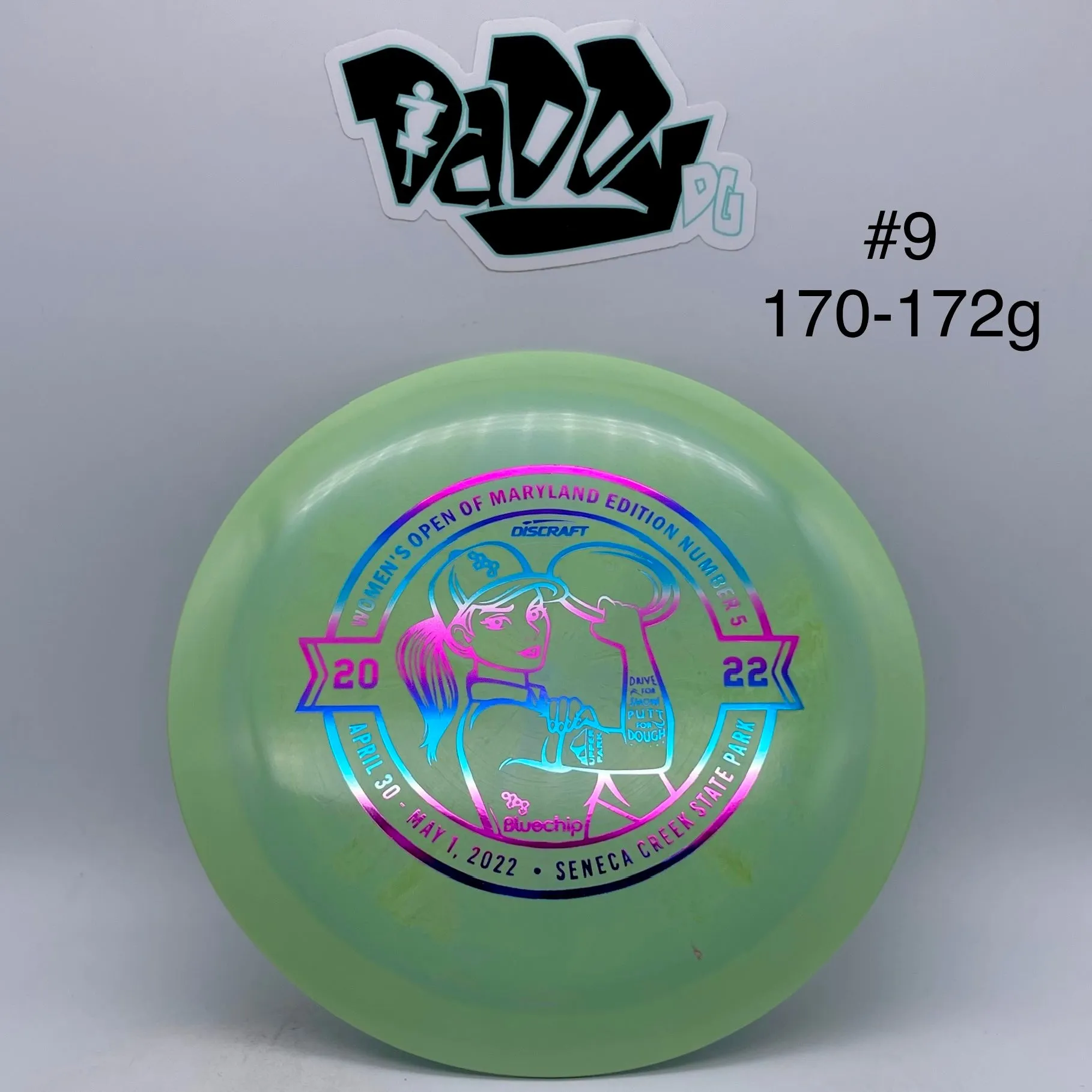 Discraft ESP Thrasher 2022 Women's Open of Maryland Stamped Distance Driver