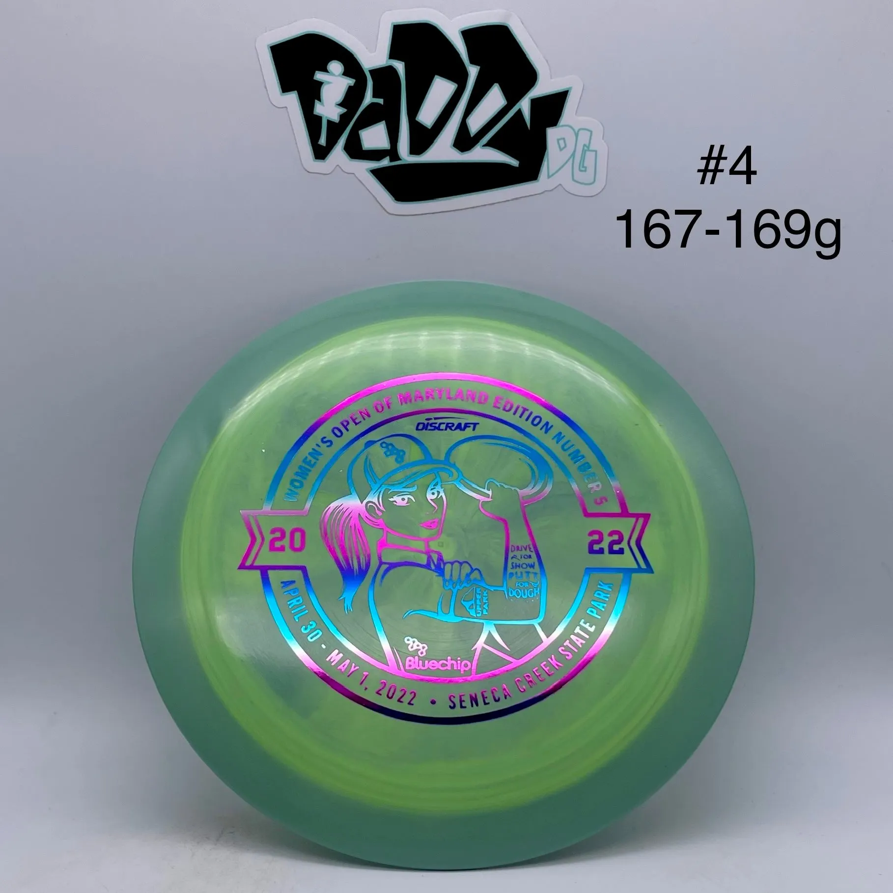 Discraft ESP Thrasher 2022 Women's Open of Maryland Stamped Distance Driver