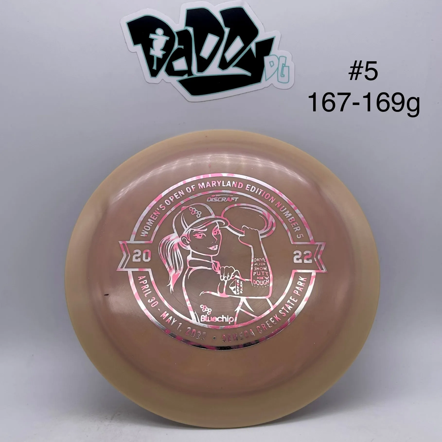 Discraft ESP Thrasher 2022 Women's Open of Maryland Stamped Distance Driver