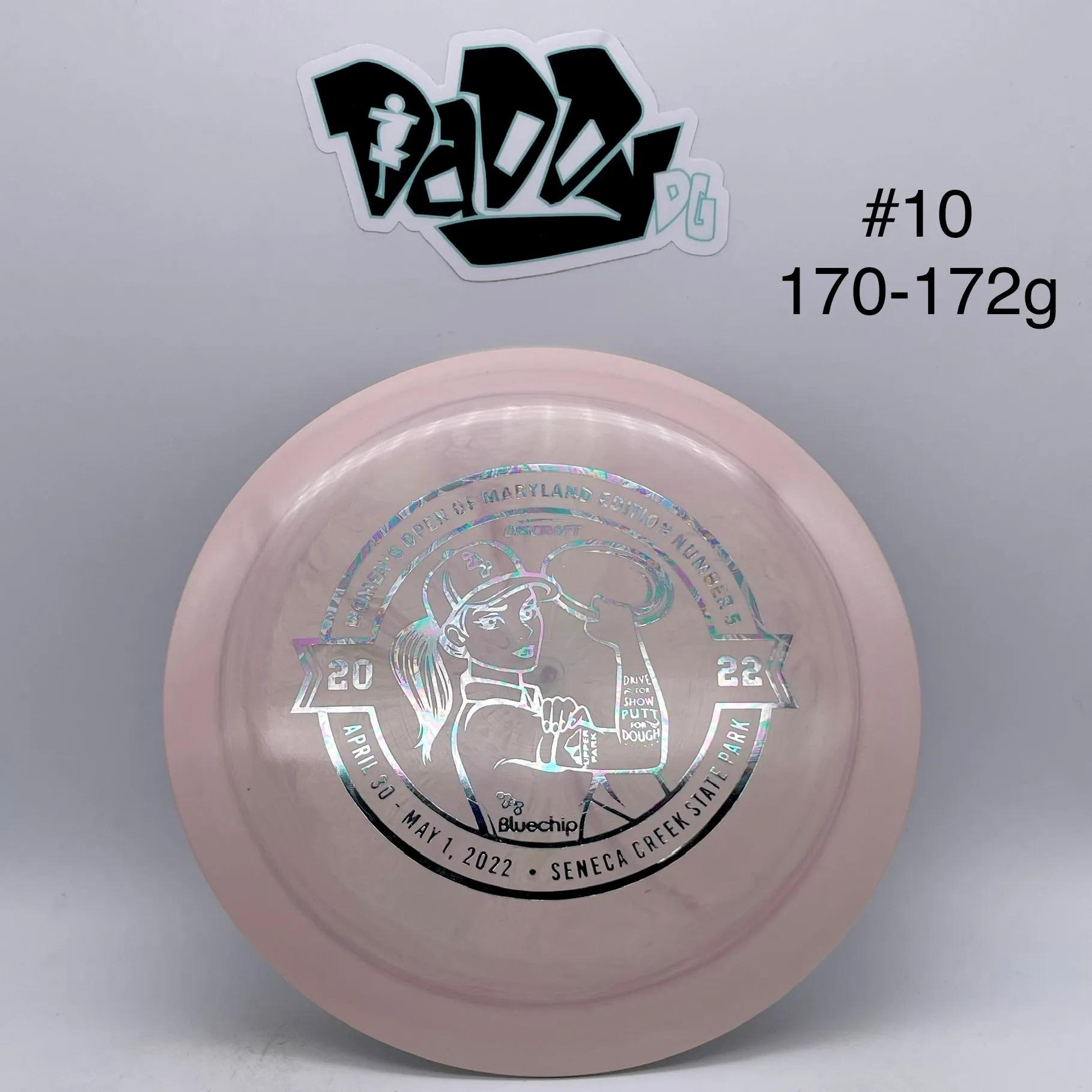 Discraft ESP Thrasher 2022 Women's Open of Maryland Stamped Distance Driver