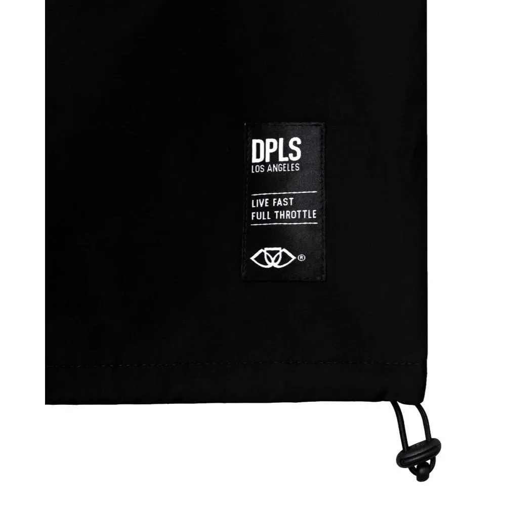 DPLS ZIP UP UTILITY GILET-BLACK