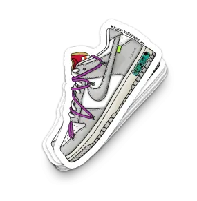 Dunk Low "Off-White Lot 45" Sneaker Sticker