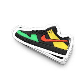 Dunk Low "Rasta 2006" Sneaker Sticker