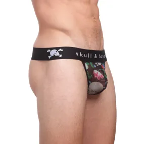 Dutch Floral Mesh Thong