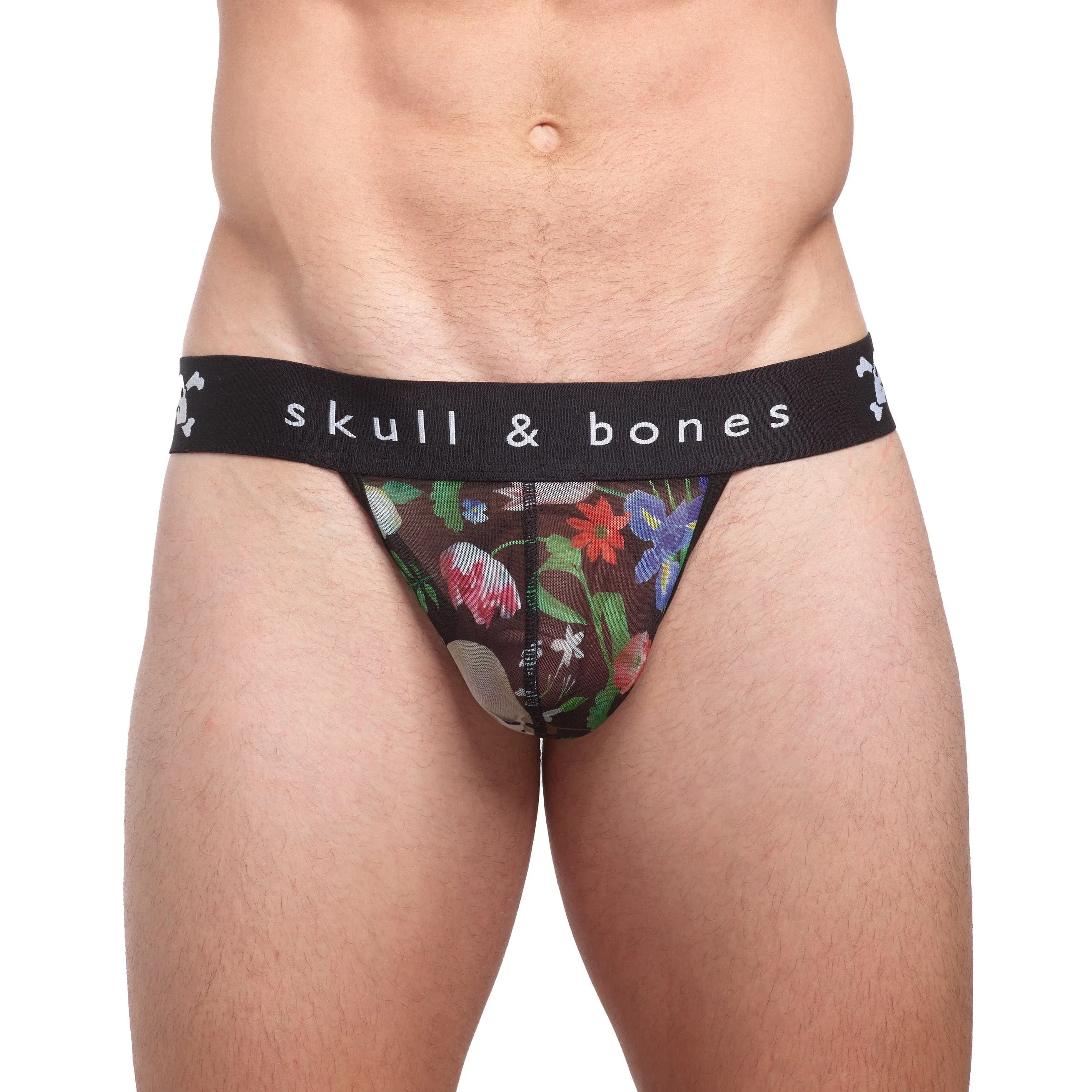 Dutch Floral Mesh Thong