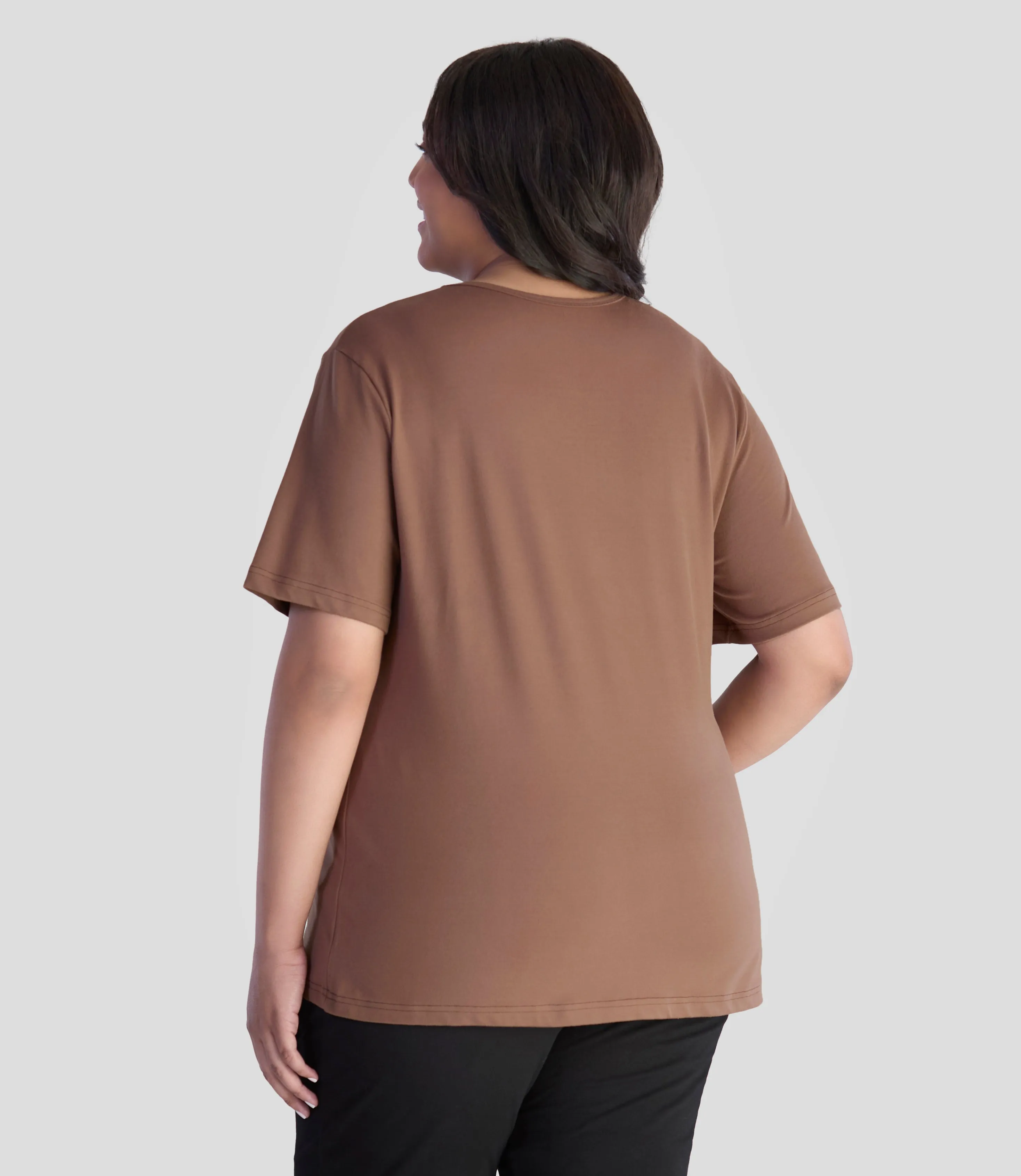 EasyLuxe Classics V-Neck Top